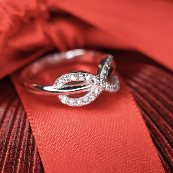Diamond Infinity Ring. - Artelia Jewellery