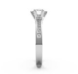 Round Diamond Solitaire Engagement Ring (ARTSR083) - Artelia Jewellery