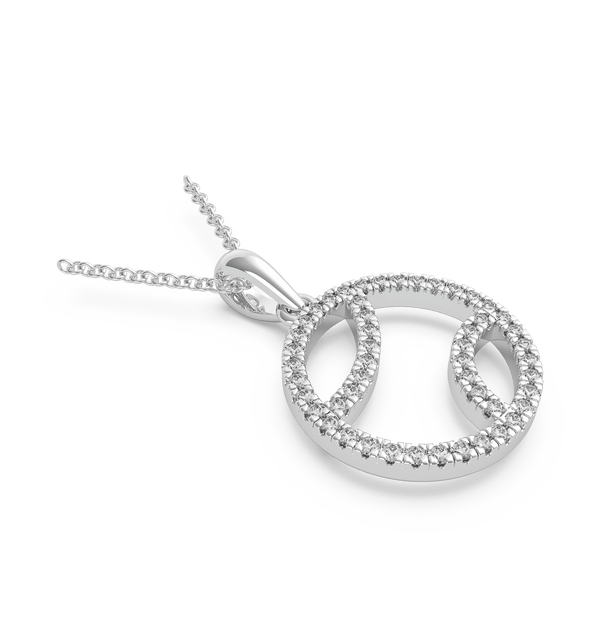 Diamond Tennis Pendant - Artelia Jewellery