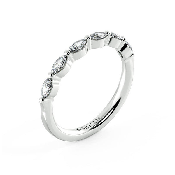 Jolie Marquise Diamond Wedding Ring - Artelia Jewellery