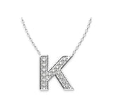 Diamond initials Necklace K