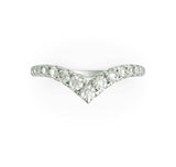 Tash Tapered Diamond Wedding Ring