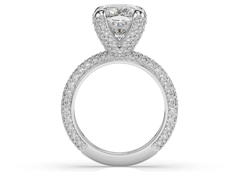 Lady Luck Cushion Diamond Solitaire Engagement Ring