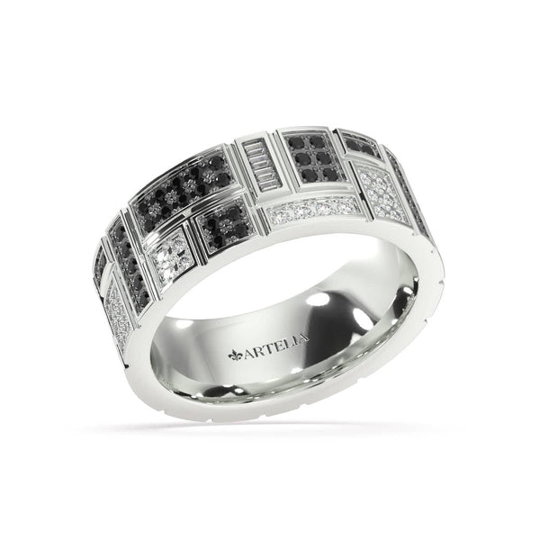 Night Fall MR Diamond Wedding Ring - Artelia Jewellery