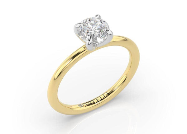 Mirra Round Diamond Engagement Ring - Artelia Jewellery