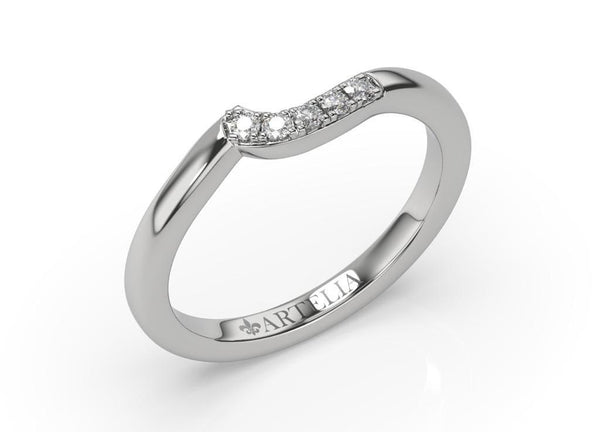 Nicole Diamond Fitted Wedding Ring - Artelia Jewellery