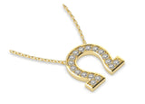 Athena Diamond Necklace (Omega) - Artelia Jewellery