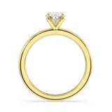 Artelia Oval Diamond Hidden Halo Engagement Ring