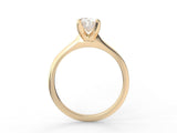 Miranda Oval Diamond Solitaire Engagement Ring