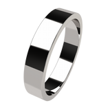 Mens Classic Flat Wedding Ring (4mm)