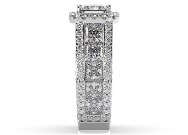 Loyaute Princess Halo Diamond Ring - Artelia Jewellery