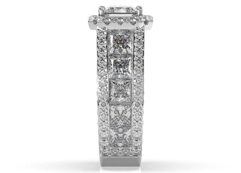 Loyaute Princess Halo Diamond Ring