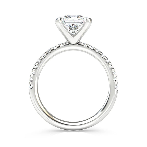 Moderne Princess Diamond Solitaire Engagement Ring - Artelia Jewellery
