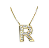 Diamond Initials Necklace R