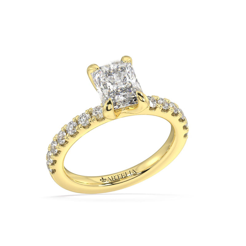 Rochelle Radiant Diamond Engagement Ring