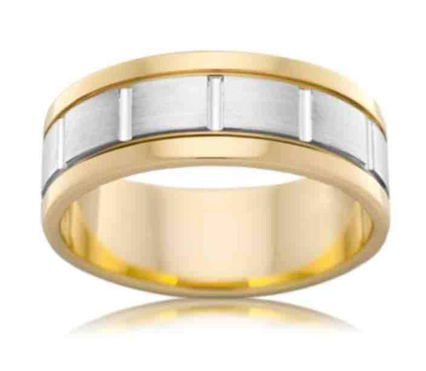 Rodney Wedding Ring - Artelia Jewellery