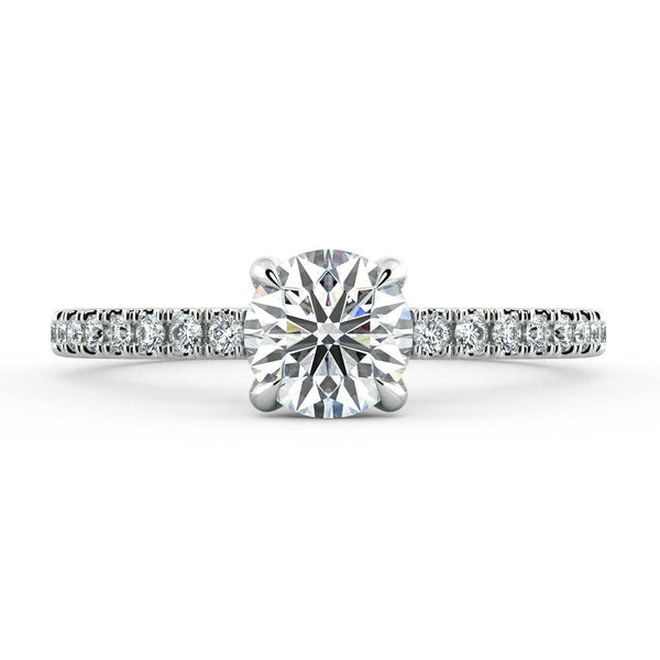 Round Diamond Solitaire Ring (ARTSR049) - Artelia Jewellery