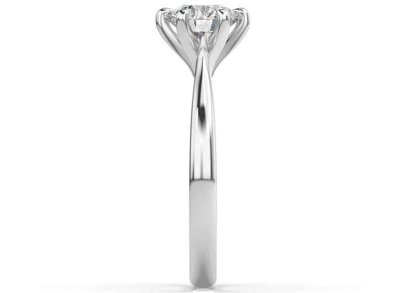Artelia Signature Round Diamond Solitaire Engagement Ring