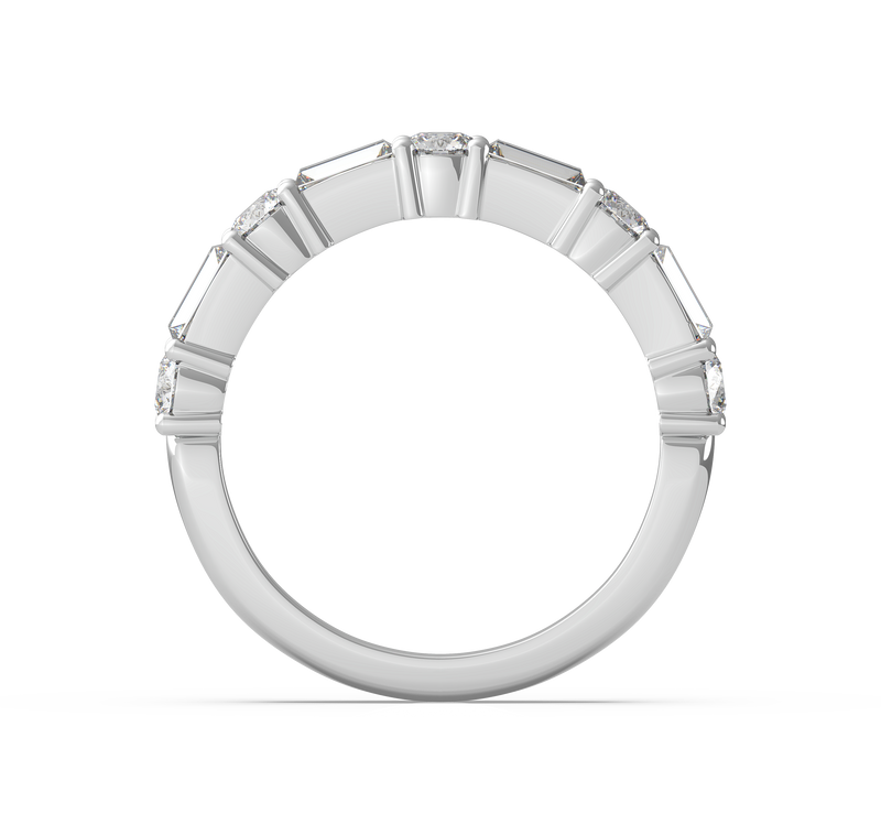 Baguette and Diamond Wedding Ring (ARTLDWR119)