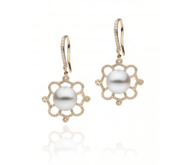 Fleur South Sea Pearl Earrings