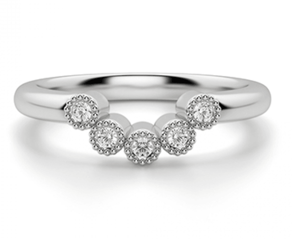 Laura Fitted Diamond Wedding Ring - Artelia Jewellery