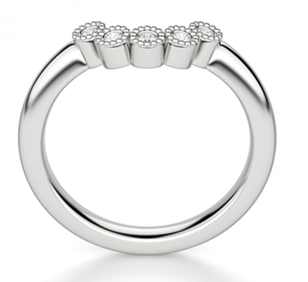 Laura Fitted Diamond Wedding Ring