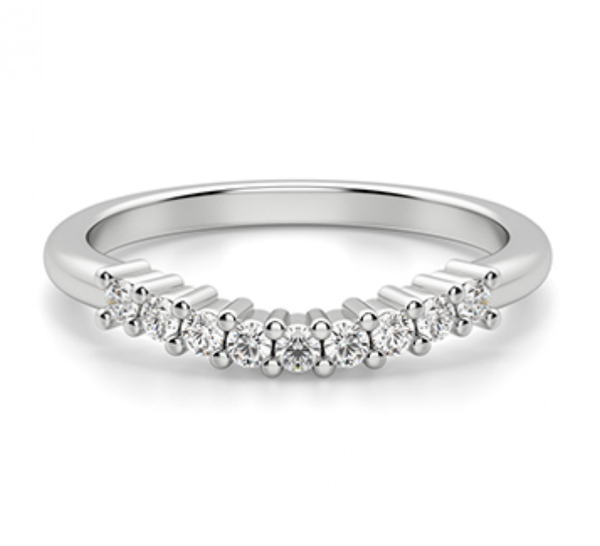 Ena Fitted Diamond Wedding RIng