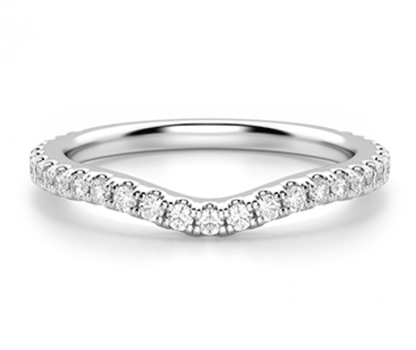 Zena Fitted Diamond Wedding Ring - Artelia Jewellery