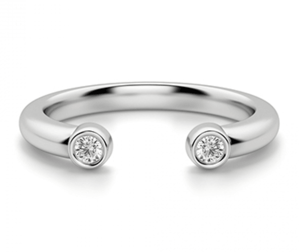 Melanie Diamond Cuff Ring - Artelia Jewellery