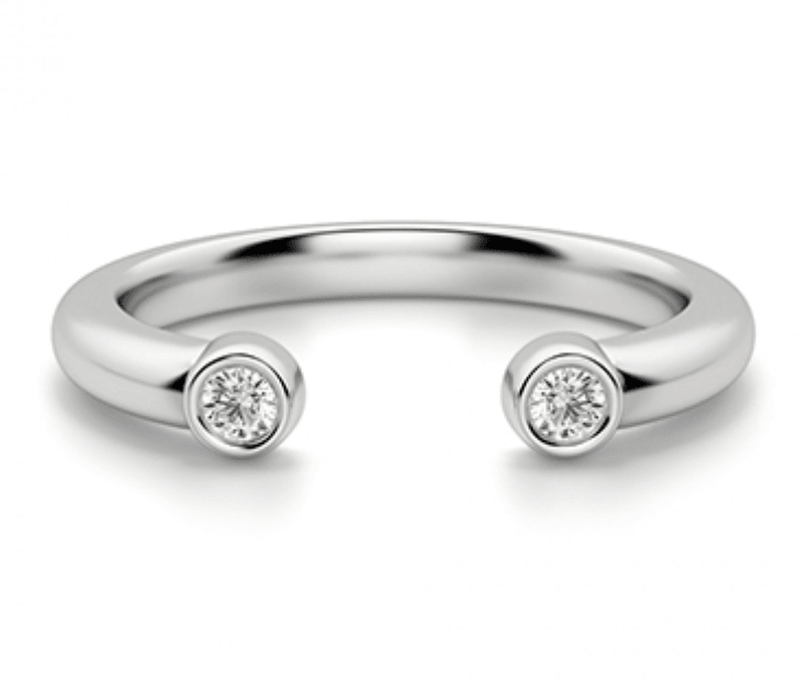 Melanie Diamond Cuff Ring