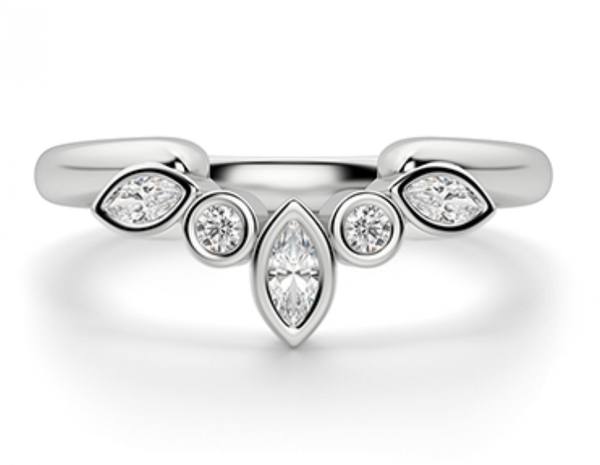 Alexa Fitted Diamond Wedding Ring