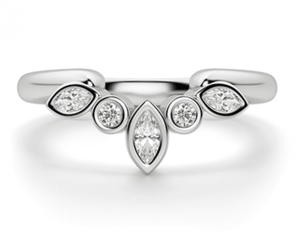 Alexa Fitted Diamond Wedding Ring - Artelia Jewellery