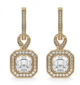 Julia Diamond Drop Earrings - Artelia Jewellery
