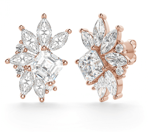 Isabella Diamond Earrings - Artelia Jewellery