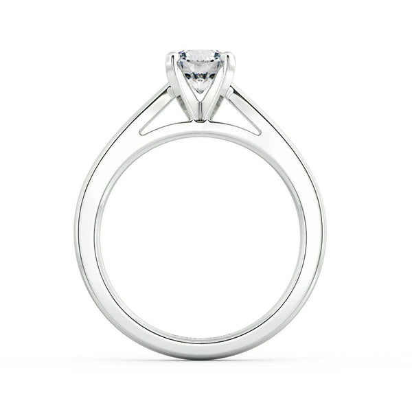 Sesille Round Diamond Solitaire Engagement Ring - Artelia Jewellery