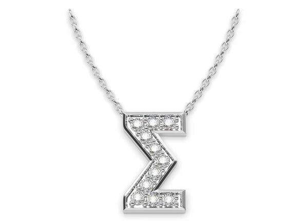 Athena Diamond Necklace (Sigma) - Artelia Jewellery