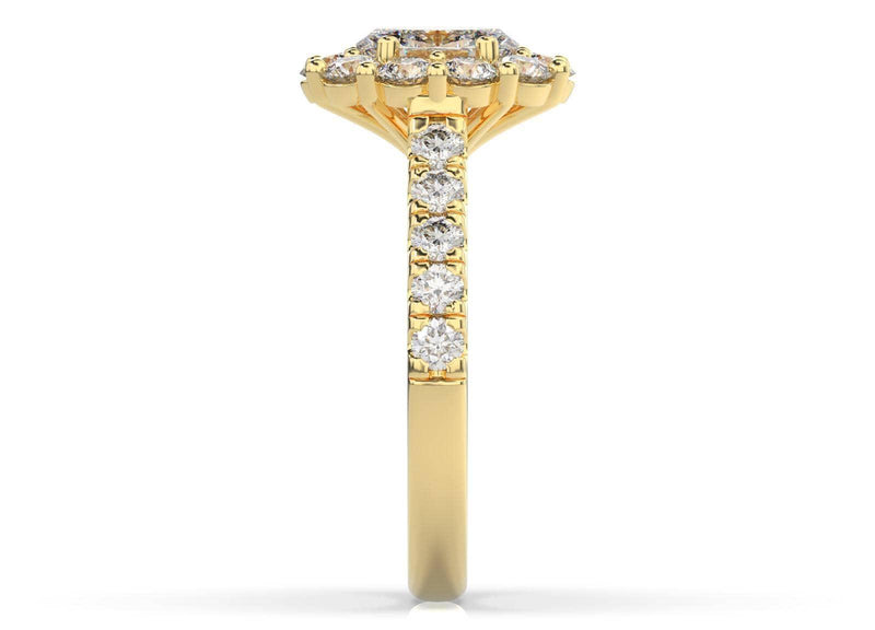 Tabitha Oval Diamond Halo Engagement Ring