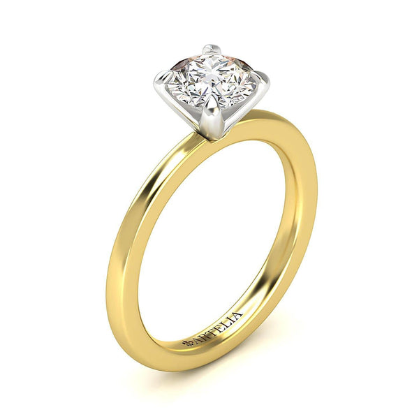 Verona Solitaire Diamond Engagement Ring - Artelia Jewellery