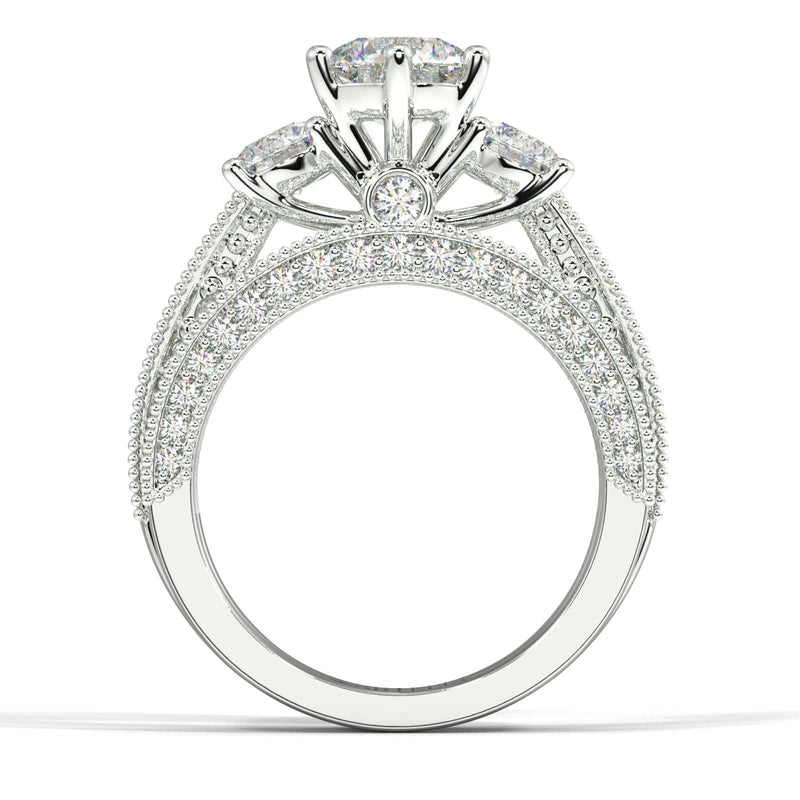 The Crown Diamond Bridal Set - Artelia Jewellery