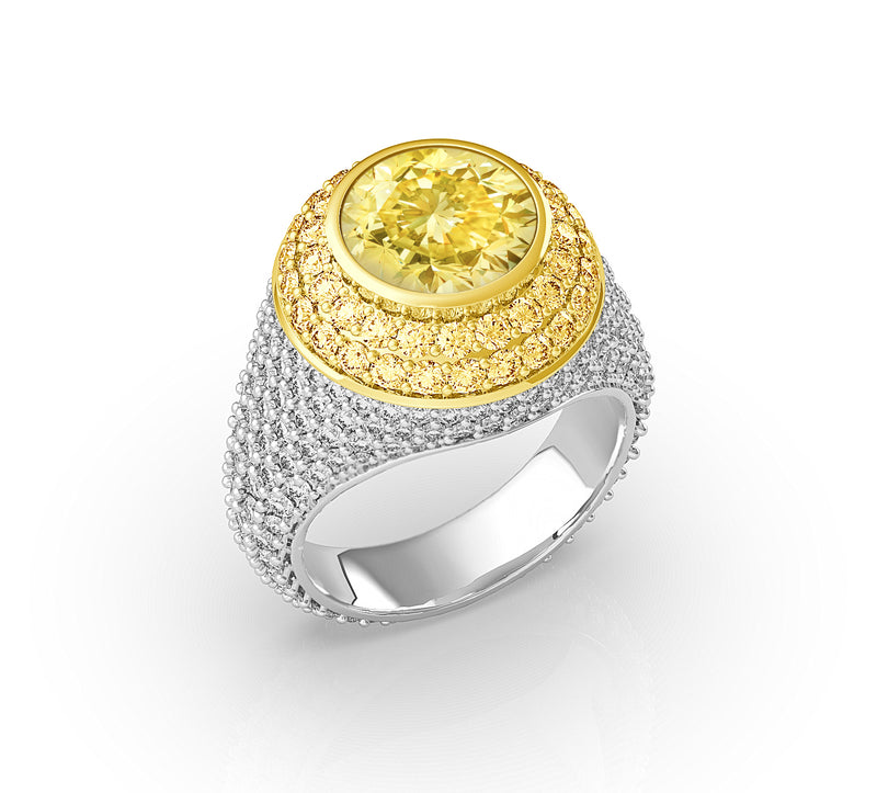 Destiny Yellow Diamond Ring
